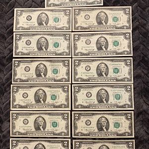 1976 Two Dollar Bills